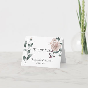 Agradecimento casamento Rosa cor de água poeiren