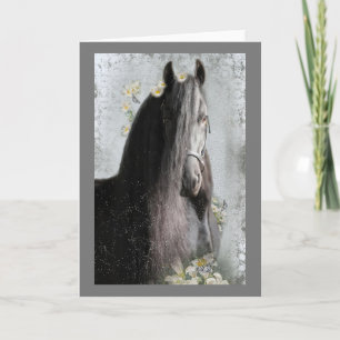 Agradecimento Cavalo Preto - Cartão de Boas Festas