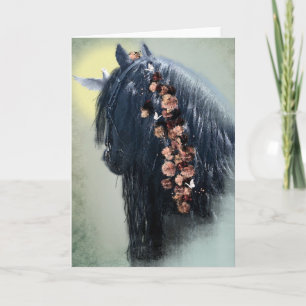 Agradecimento Cavalo Preto - Cartão de Boas Festas