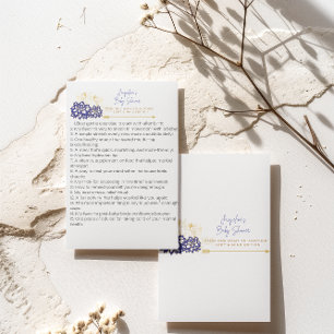 Agradecimento Chá de fraldas Uma mãe para outro cartão de consel