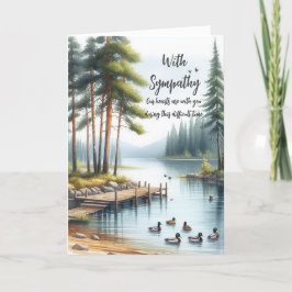 Agradecimento Com Cartão de Saudação de Simpatia