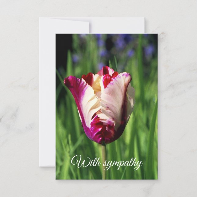 Agradecimento Com cartão de simpatia (Frente)