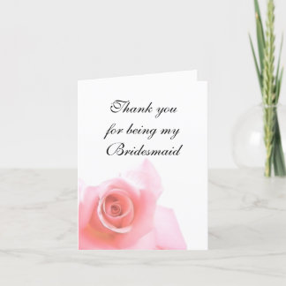 Agradecimento Conjunto de casamento Rosa Rosa cartão de agradeci