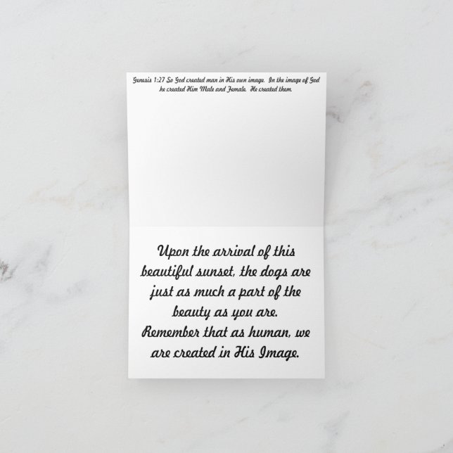 Agradecimento Criado no Cartão de Imagem (Interior)