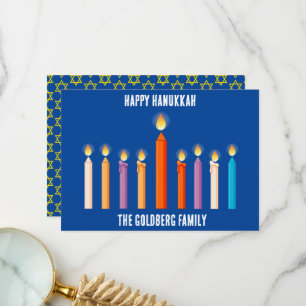 Agradecimento Crie seu próprio cartão de Hanukkah feliz