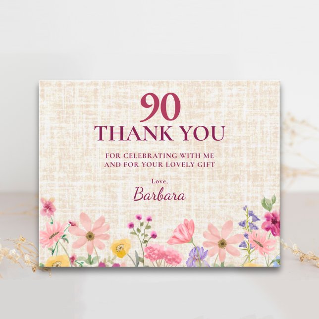 Agradecimento de Aniversário de 90 Anos para Convi (Criador carregado)