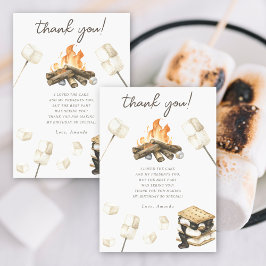 Agradecimento de aniversário divertido de S'more a