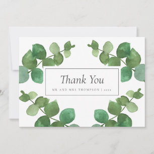 Agradecimento de Casamento em Floresta de Eucalipt