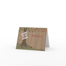 Agradecimento de Casamento Inspirado em Cartolina 