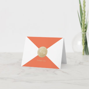 Agradecimento de casamento moderno minimalista lar