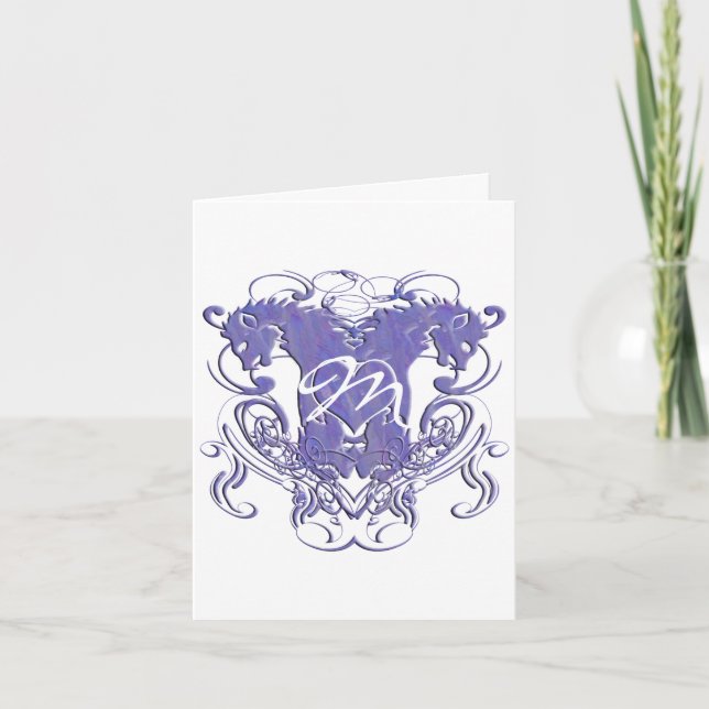 Agradecimento de Casamento Renascença Leão Rampant (Frente)