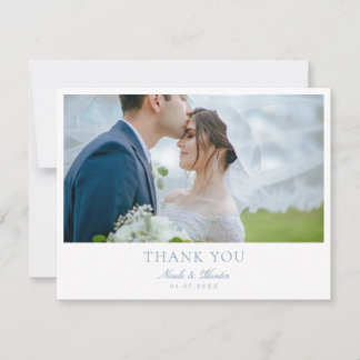 Agradecimento de Foto de Casamento em Caligrafia C