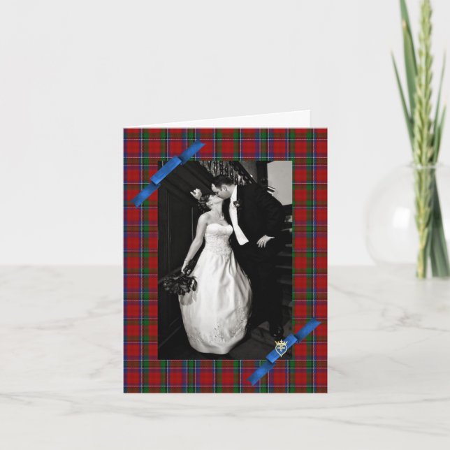 Agradecimento de Foto de Casamento Personalizada S (Frente)