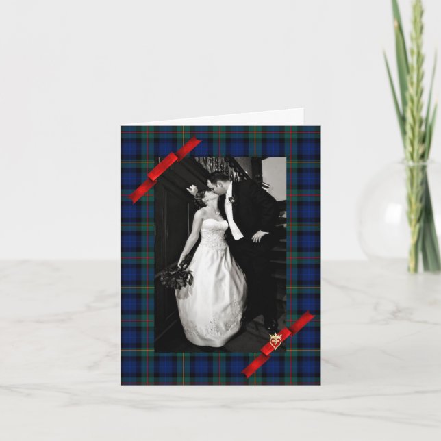 Agradecimento de Foto de Casamento Personalizado S (Frente)