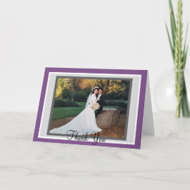 Agradecimento de Foto Monograma de Casamento Viole