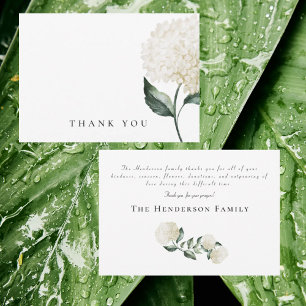 Agradecimento de Funeral de Hortênsia Branca em Aq