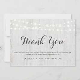 Agradecimento de Madeira Rústica Personalizado