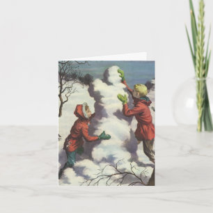 Agradecimento de Natal Vintage