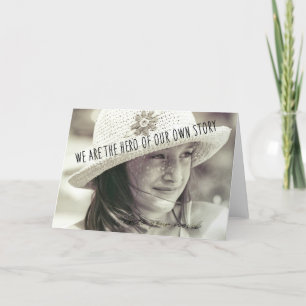 Agradecimento DESCUBRA O SEU Cartão de Saudação