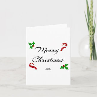 Agradecimento Desejos de Natal Pequeno Cartão de Boas Festas