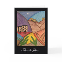 Desert Southwest Obrigado Cartão de Saudação