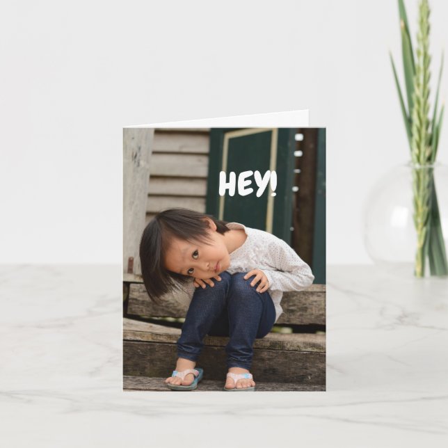 AGRADECIMENTO EI, CARTÃO DE AMIZADE (Frente)