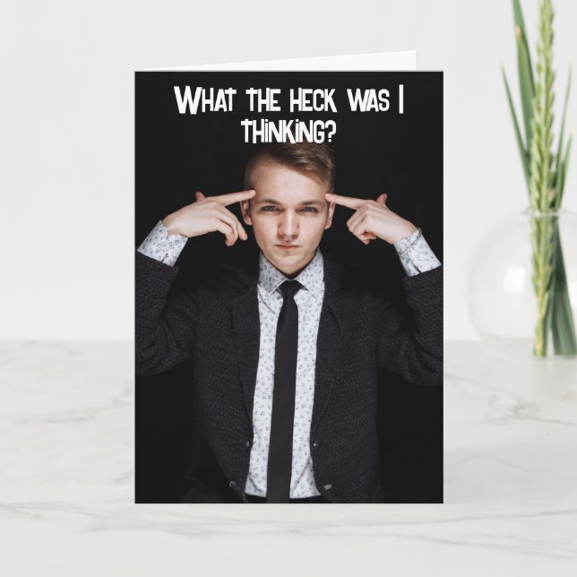 AGRADECIMENTO ELE SE MESMO - CARTÃO DE ANIVERSÁRIO. (Frente)