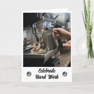 Agradecimento Feito com cuidado - Um Cartão de Dia do Trabalho