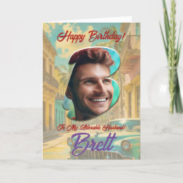 Agradecimento Feliz Aniversário Cartão de Saudações para Ele