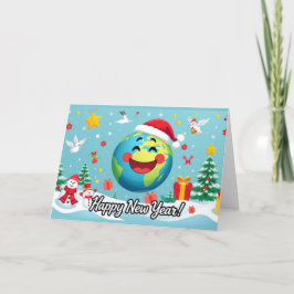 Agradecimento Feliz Ano Novo! Cartão de felicitações