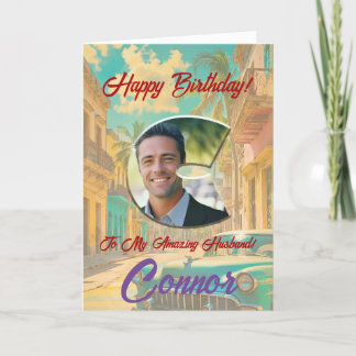Agradecimento Feliz Cartão com fotos de Aniversário