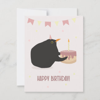 Agradecimento Feliz Cartão de Aniversário