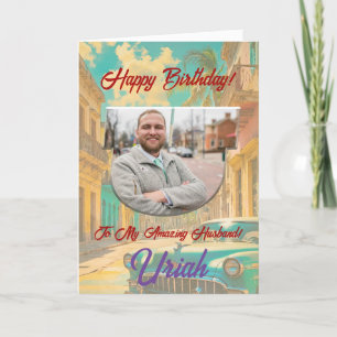 Agradecimento Feliz Cartão de Aniversário com Foto