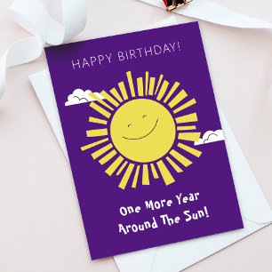 Agradecimento Feliz Cartão de Aniversário Feliz e Engraçado