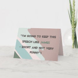 Agradecimento Feliz Cartão de Dia do Divórcio