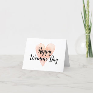 Agradecimento Feliz Cartão Internacional do Dia da Mulher, de co
