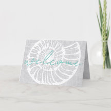 Férias Aluguer Carta de Boas-vindas Praia Cartão A