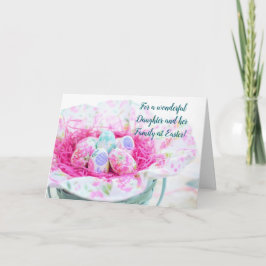 AGRADECIMENTO FILHA E CARTÃO DE PÁSCOA DA FAMÍLIA