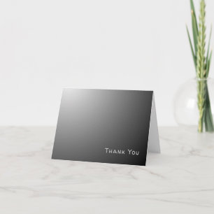 Agradecimento Formando de Cara Preta Obrigado Cartão Personaliza