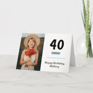Agradecimento Foto Personalizada Qualquer Cartão De Aniversário 
