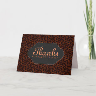 Agradecimento Frota de Chocolate - Obrigado Cartão Personalizado