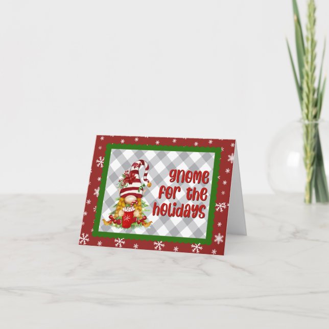 Agradecimento Gnome para o Cartão de Férias (Frente)