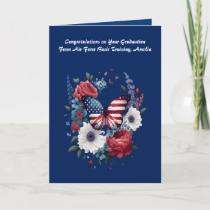 Agradecimento Graduação Cartão de Formação Básica da Força Aérea