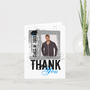 Agradecimento Graduação Obrigado Cartão de Vazio Adicionar Foto