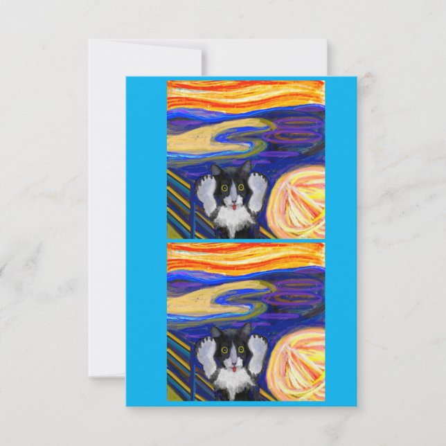 Agradecimento Gritar de Sheba, Cartão de Arte Paródico (Frente)