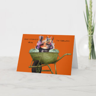 Agradecimento Ideias de ornamento para o Cartão de Halloween