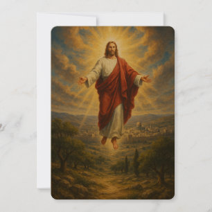Agradecimento Jesus devolve o Mt. of Olives - Cartão de Saudação