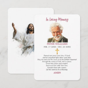 Agradecimento Jesus Para Sempre em Nossos Corações Cartão de Fun