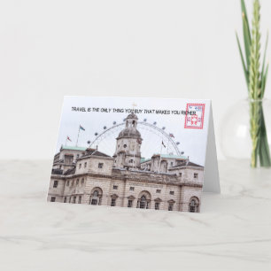 Agradecimento LONDON - VELHA E NOVA Cartão de Saudação