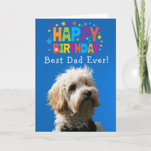 Agradecimento Melhor Pai de Cartão de Aniversário Personalizado 